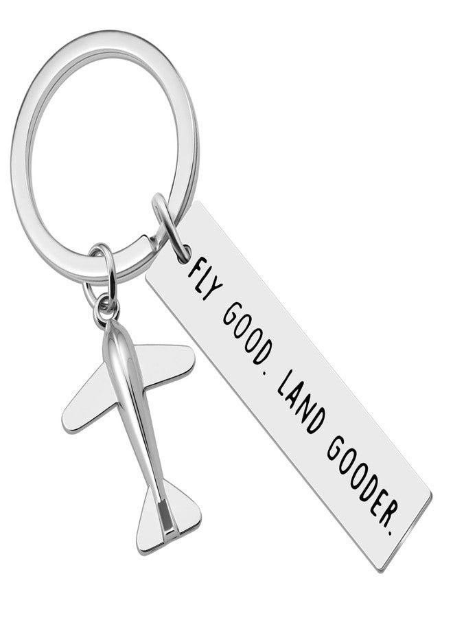 Aisity Airplane Keychain Pilot Gifts for Men Women Cool Gifts for Pilots Flight Attendant and Aviation Lover Unique Airplane Accessories Cool Stuff - Image 1